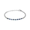 B FENCE-STAINLESS STEEL BRACELET WITH SODALITE STONE