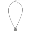 B SEAL-STEEL NECKLACE WITH CUSTOMIZABLE TAG