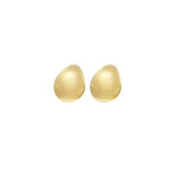 B WHISPER-IP GOLD STEEL EARRINGS