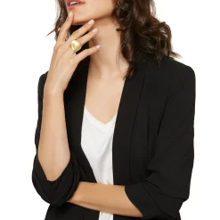 B WHISPER-IP GOLD STEEL RING