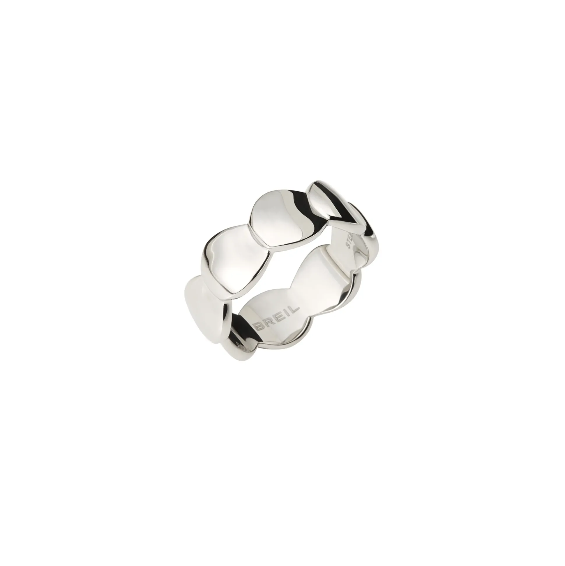 B WHISPER-STAINLESS STEEL RING