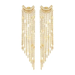 B WIRED-IP GOLS STEEL EARRINGS