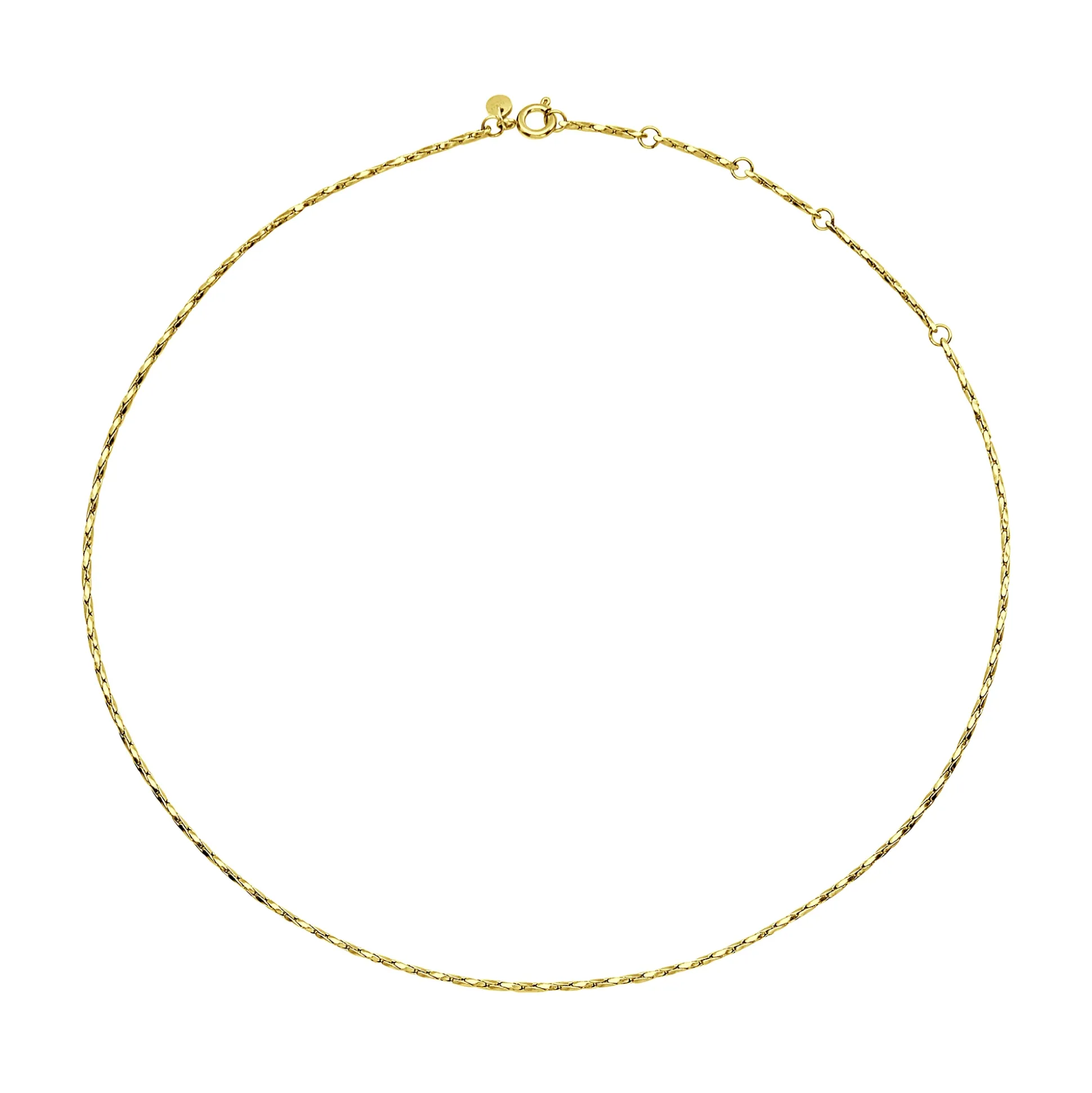 BIG HEART-STAINLESS STEEL NECKLACE - GOLD COLORED