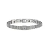 BLACK DIAMOND-STEEL BRACELET WITH NATURAL DIAMOND