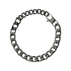 BLOCK CHAIN-IP GUN STEEL BRACELET
