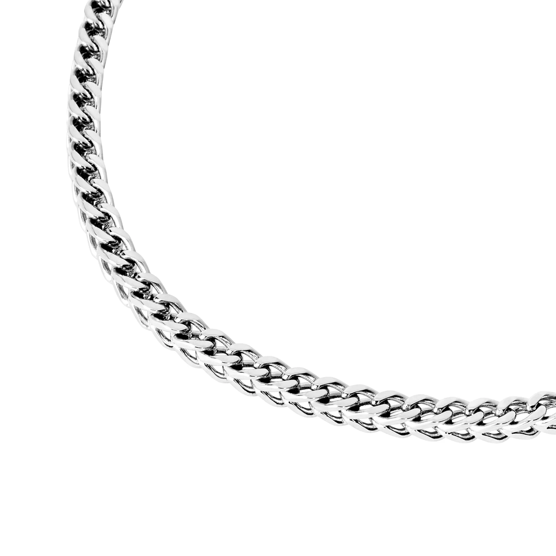 BLOCK CHAIN-STAINLESS STEEL NECKALCE