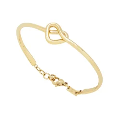B&ME-POLISHED IP GOLD STEEL BANGLE