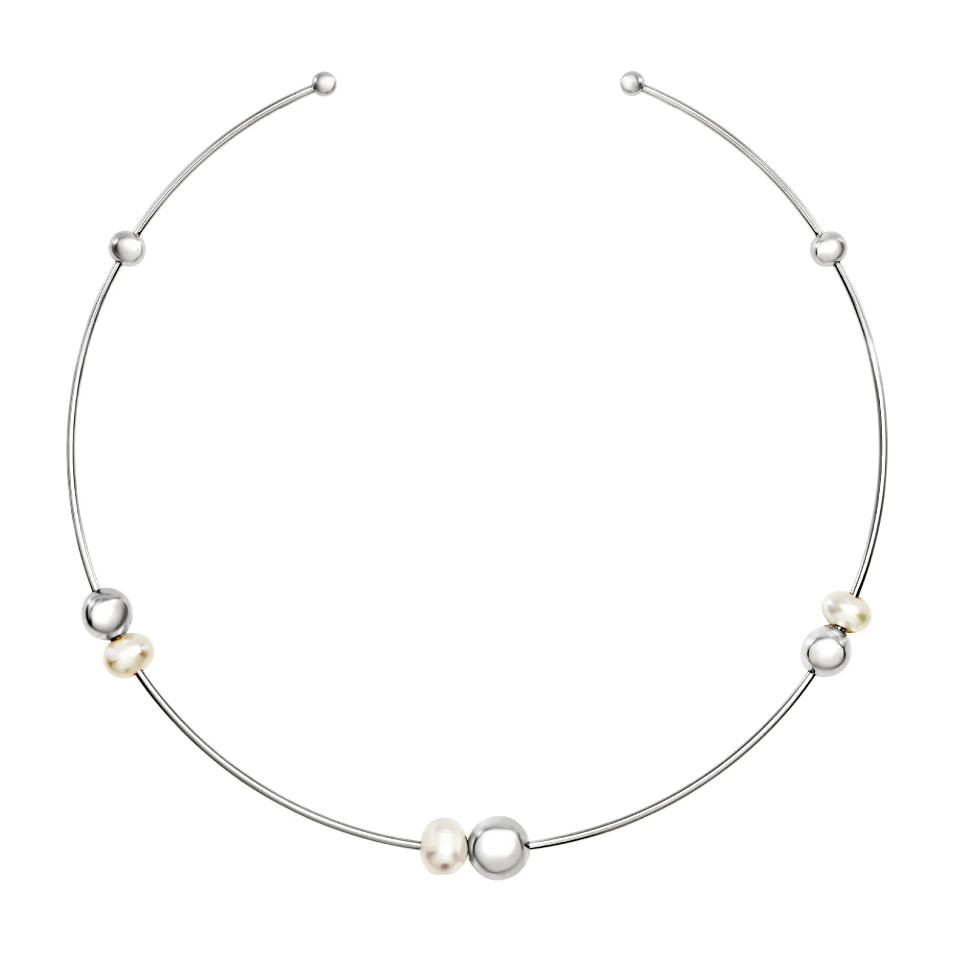 BUBBLE-BUBBLE SS NECKLACE