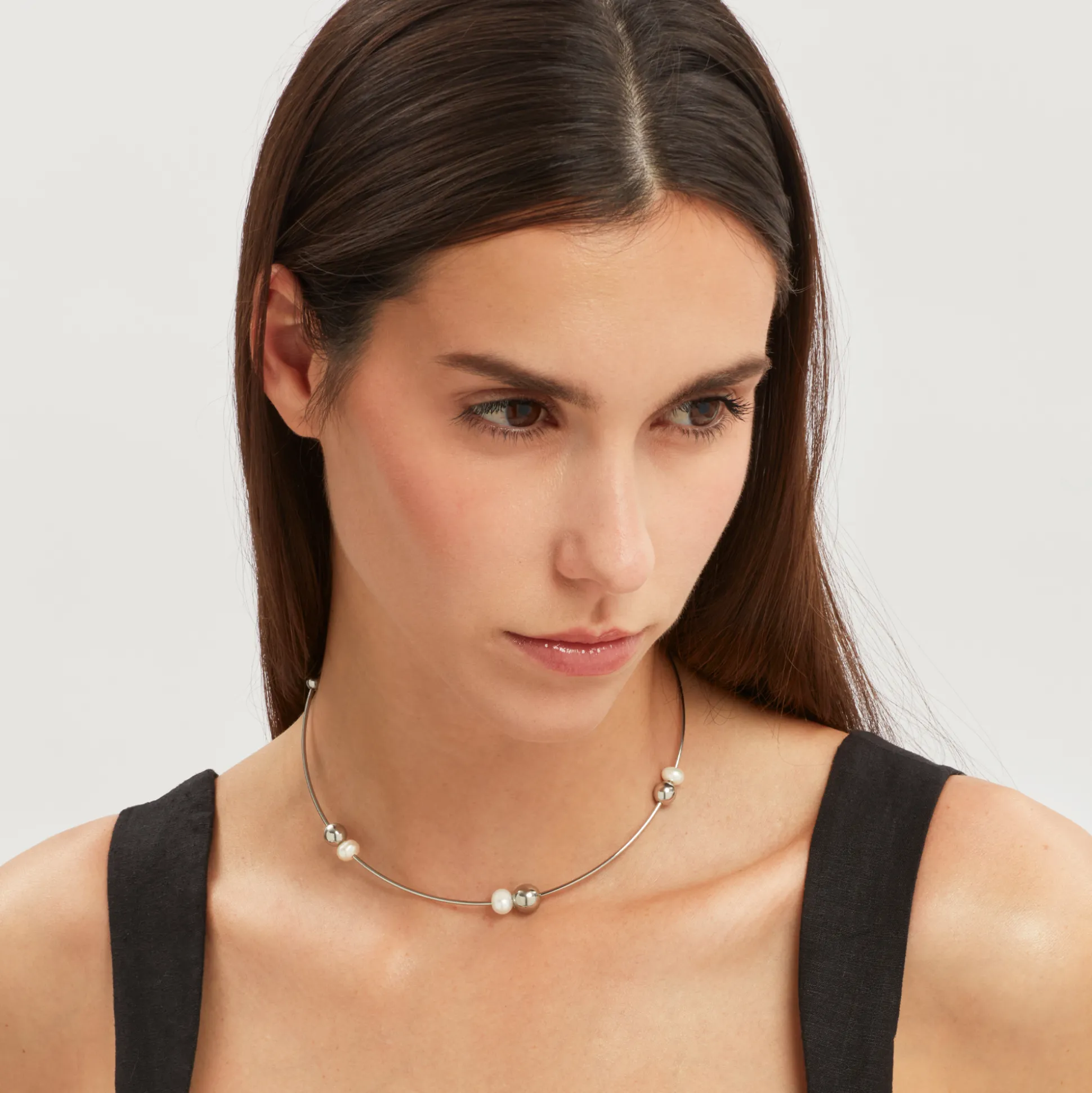 BUBBLE-BUBBLE SS NECKLACE