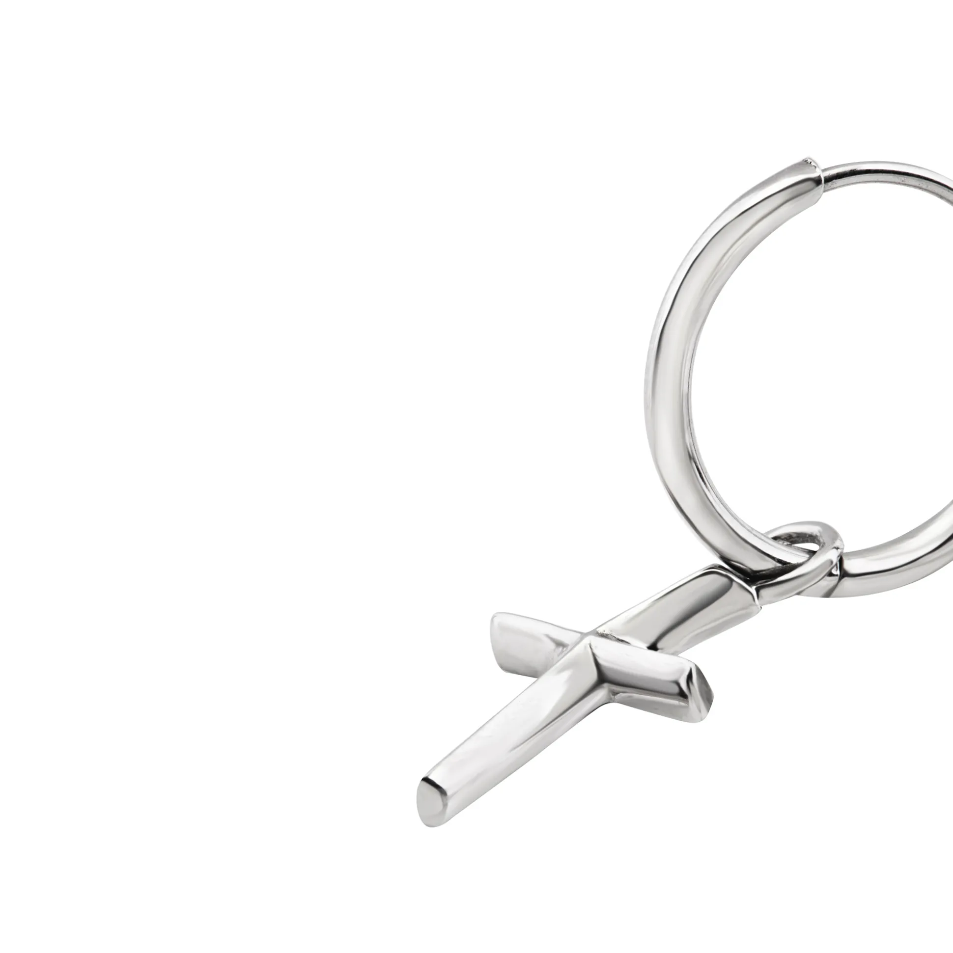 B.X-STAINLESS STEEL EARRING