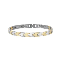 CARVE-IP GOLD STEEL BRACELET