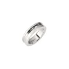 CERAMIC BRICK-POLISHED STEEL RING WITH CERAMIC