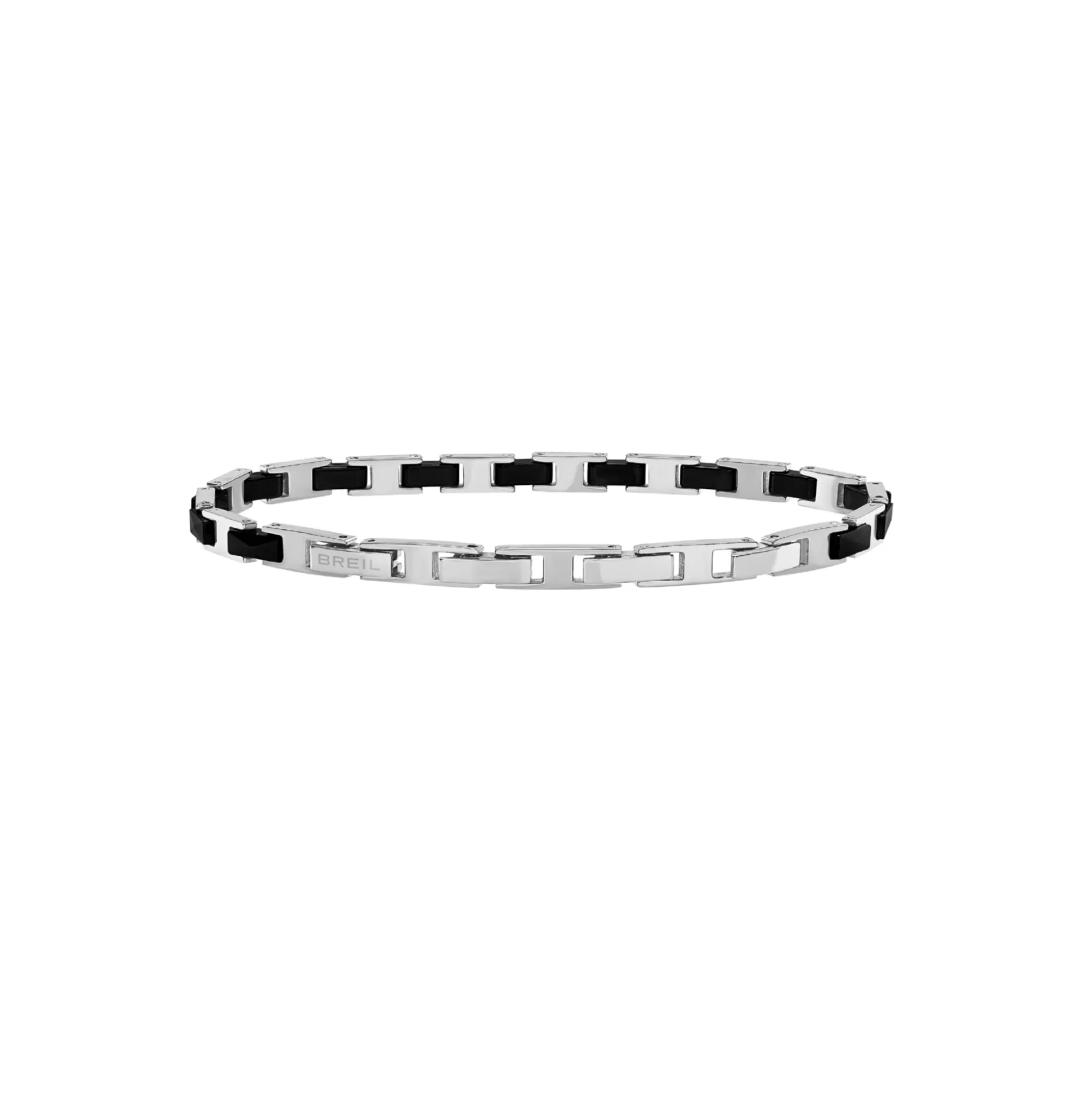 CERAMIC BRICK-STAINLESS STEEL AND CERAMIC BRACELET