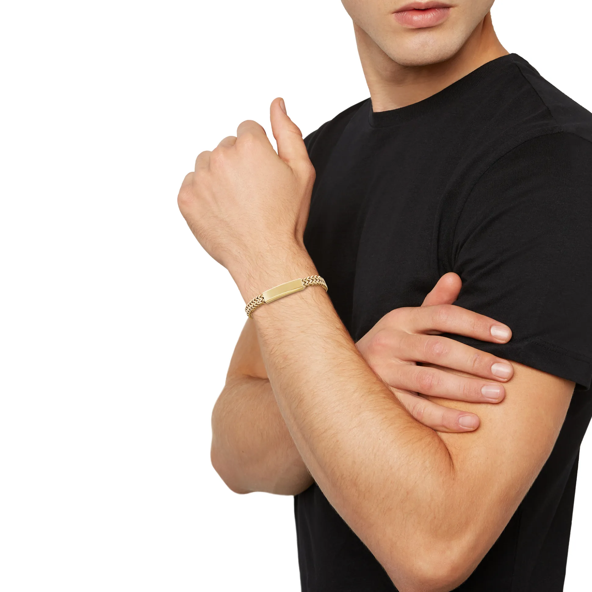 EDIT OUT-IP GOLD STEEL BRACELET
