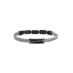EDIT OUT-TWO-COLOR STEEL BRACELET