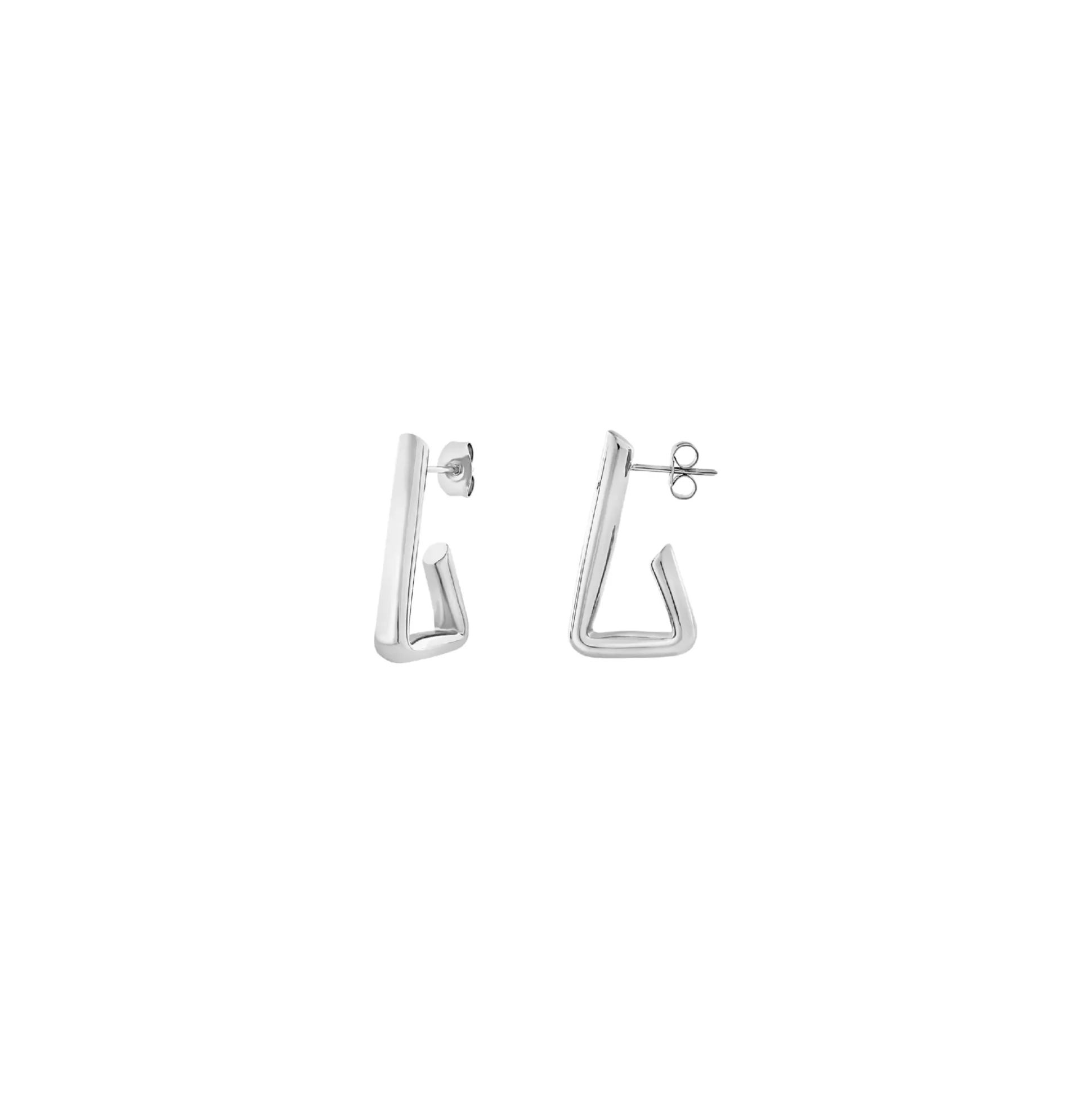 FLOW-STAINLESS STEEL EARRINGS