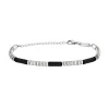 FUSION-STEEL AND LAVA BRACELET
