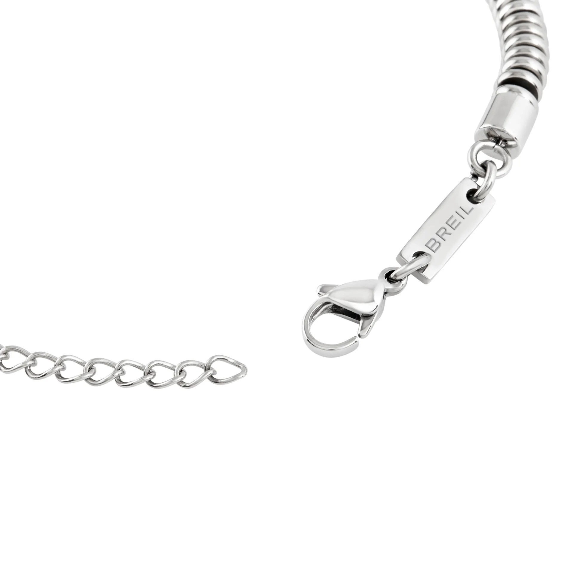 FUSION-STEEL AND LAVA BRACELET