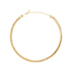 GLEAM-IP GOLD STEEL NECKLACE