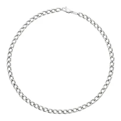GRITTY-STAINLESS STEEL NECKALCE