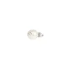 HAZARD-SINGLE EARRING WITH NATURAL PEARL AND STEEL STUD