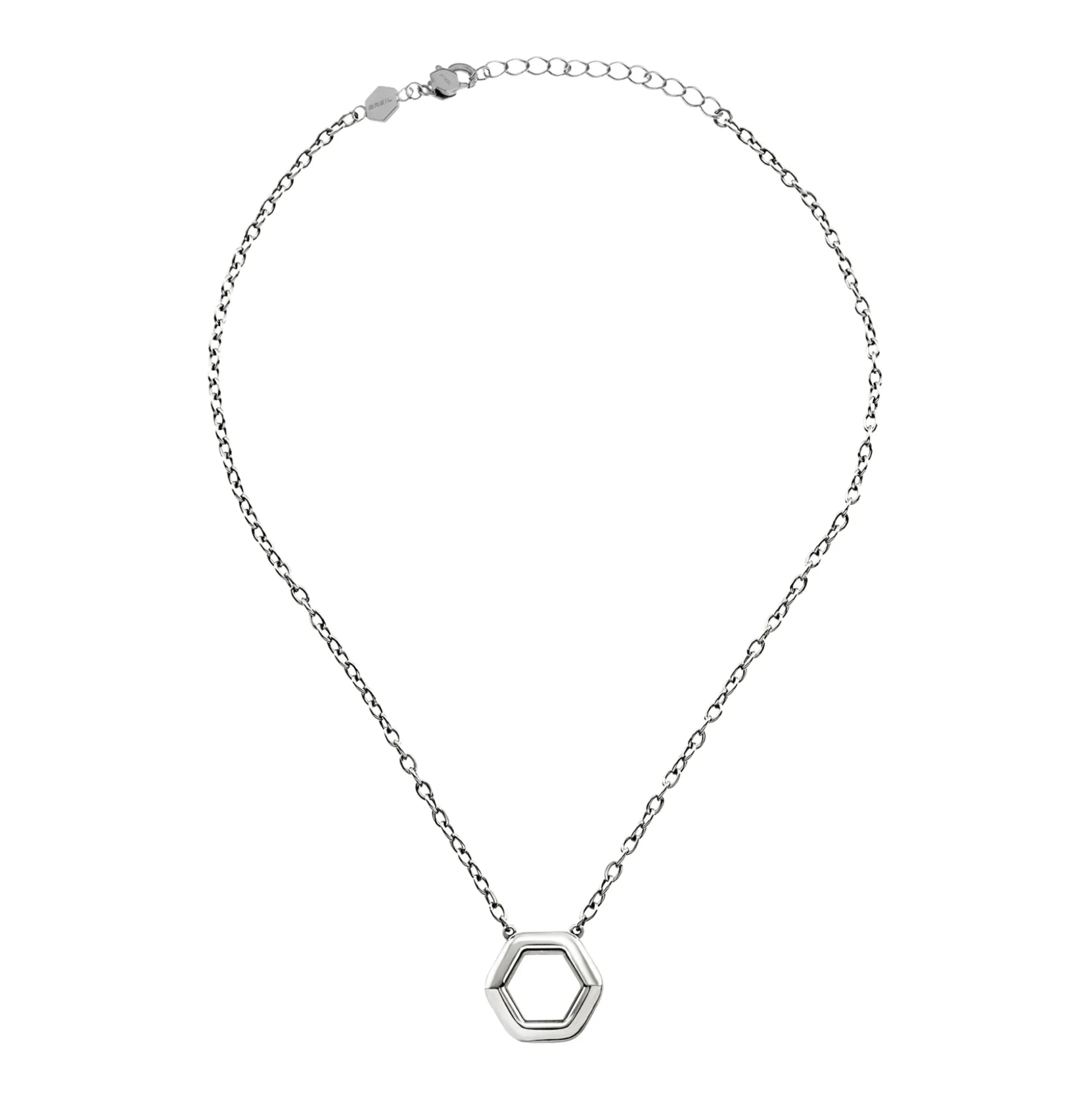 HEXAGONIA-STAINLESS STEEL NECKLACE