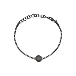 HOLT-STAINLESS STEEL BRACELET - BLACK COLORED
