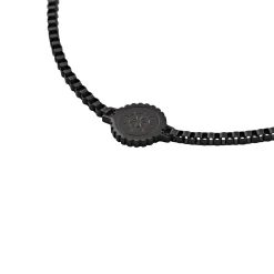 HOLT-STAINLESS STEEL BRACELET - BLACK COLORED