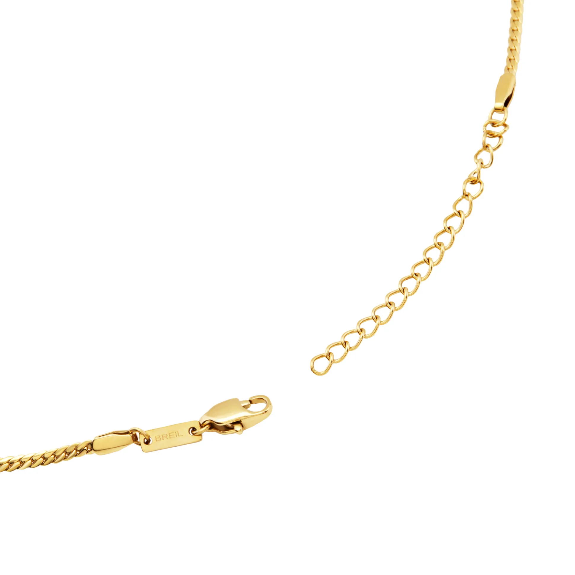 HOLT-STAINLESS STEEL NECKLACE - GOLD COLORED