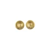 ILLUSION-SATIN IP LIGHT GOLD STAINLESS STEEL EARRINGS WITH CRYSTALS