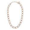 JOIN UP-IP ROSE POLISHED STEEL CHAIN NECKLACE