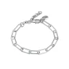 JOIN UP-POLISHED STEEL CHAIN BRACELET
