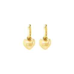 KILOS OF LOVE-IP GOLD STEEL EARRINGS