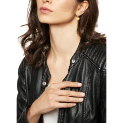 KILOS OF LOVE-IP GOLD STEEL EARRINGS