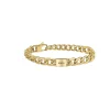 LOGOMANIA-IP GOLD STEEL BRACELET