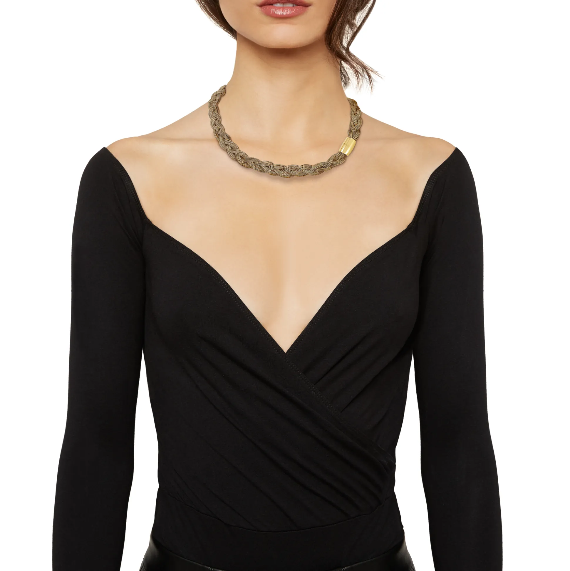 MAGNETICA SYSTEM-MEDIUM ELEMENT GOLDEN TWIST - NECKLACE