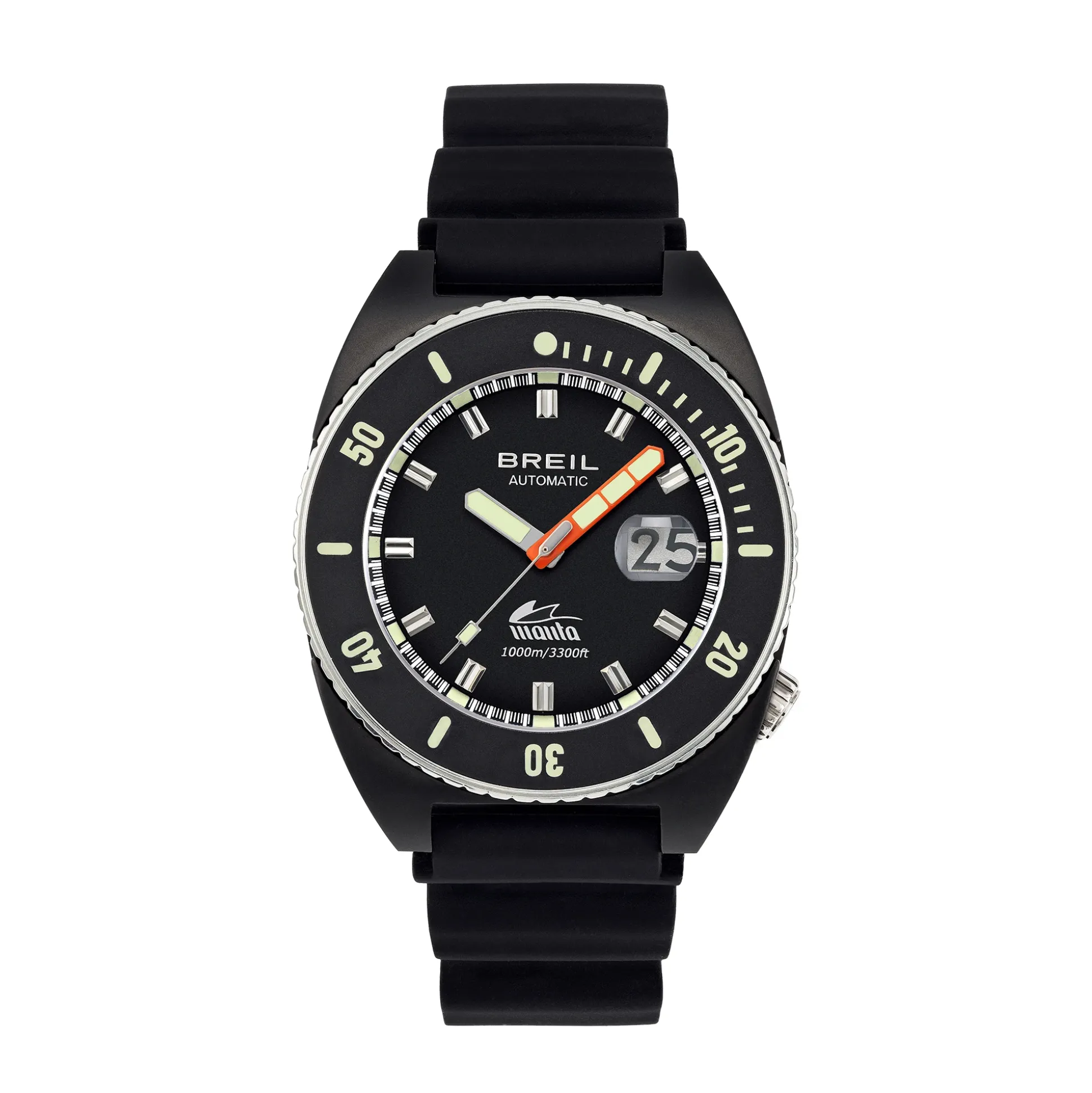 MANTA 100 AUTOMATIC-MANTA DIVER AUTOMATIC 1000m SOLO TEMPO 44 MM