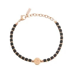 MAST-IP ROSE STEEL AND EMATITE BRACELET