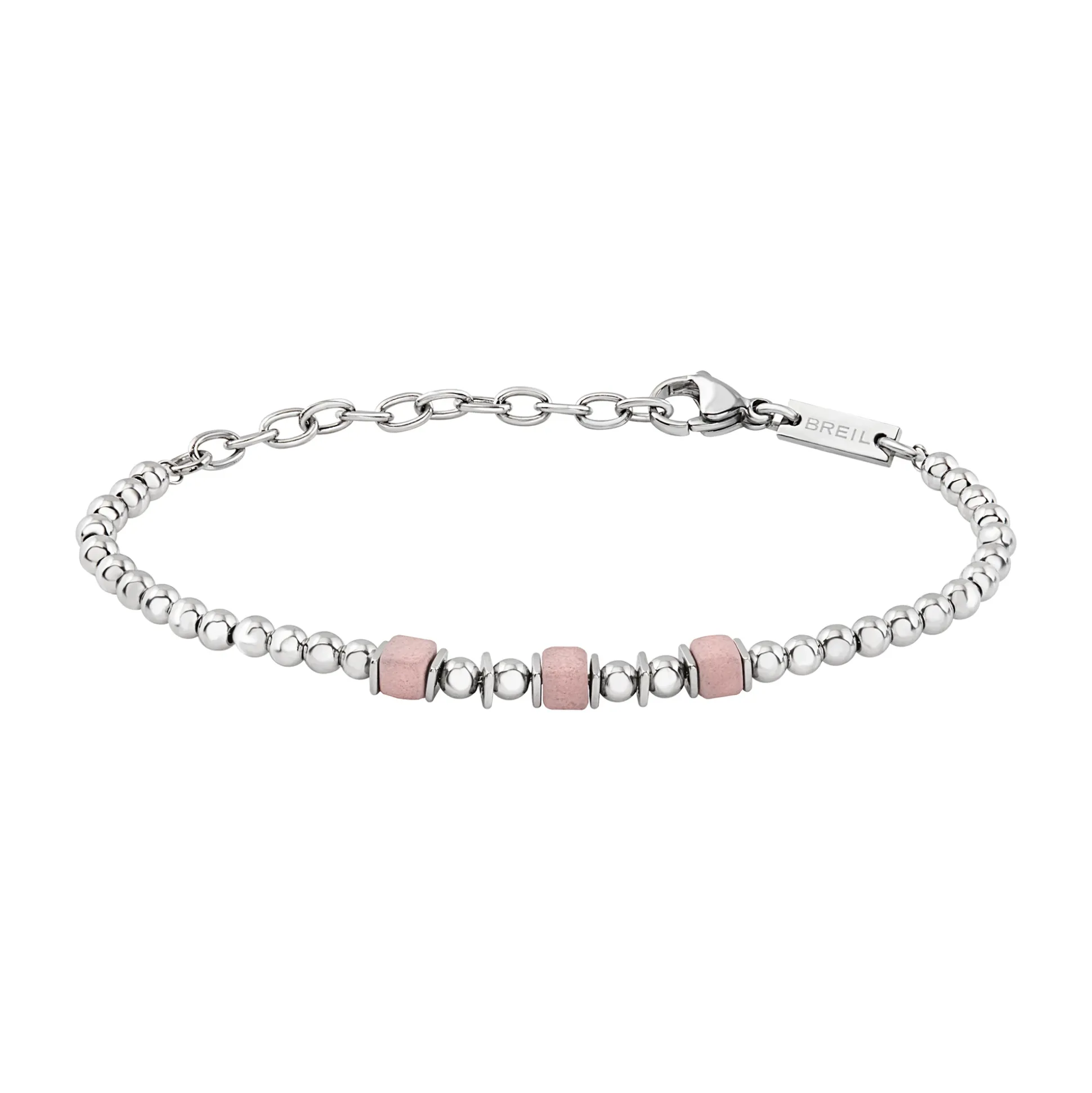 MIXOLOGY-STEEL AND GREEK CERAMIC BRACELET