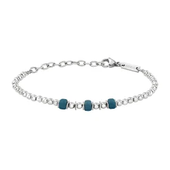 MIXOLOGY-STEEL AND GREEK CERAMIC BRACELET