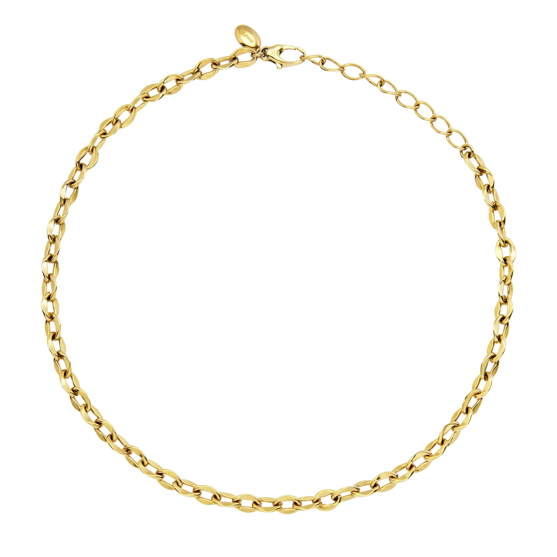 MOOR-STAINLESS STEEL NECKLACE - GOLD COLORED