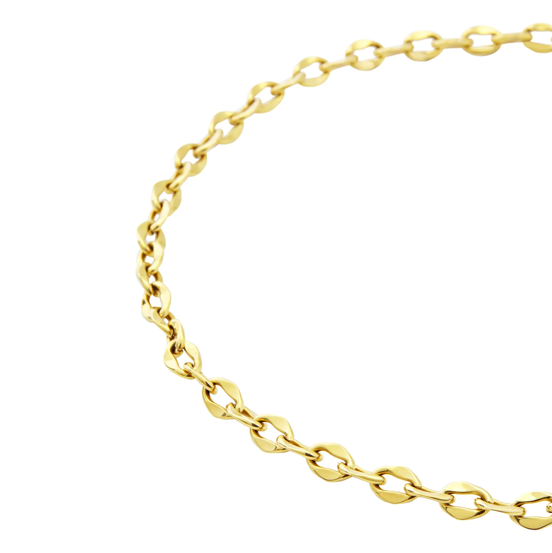 MOOR-STAINLESS STEEL NECKLACE - GOLD COLORED
