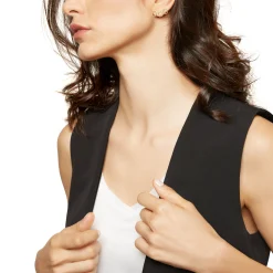 NEW TETRA-SET OF 4 BILUX IP GOLD STEEL EARRINGS