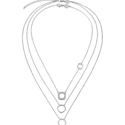 NEW TETRA-SET OF 2 STAINLESS STEEL NECKLACES