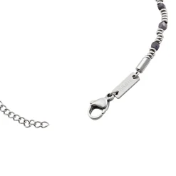PRIAM-STAINLESS STEEL AND SAPPHIRE ROOT BRACELET