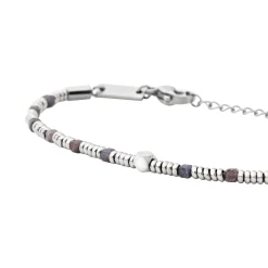 PRIAM-STAINLESS STEEL AND SAPPHIRE ROOT BRACELET