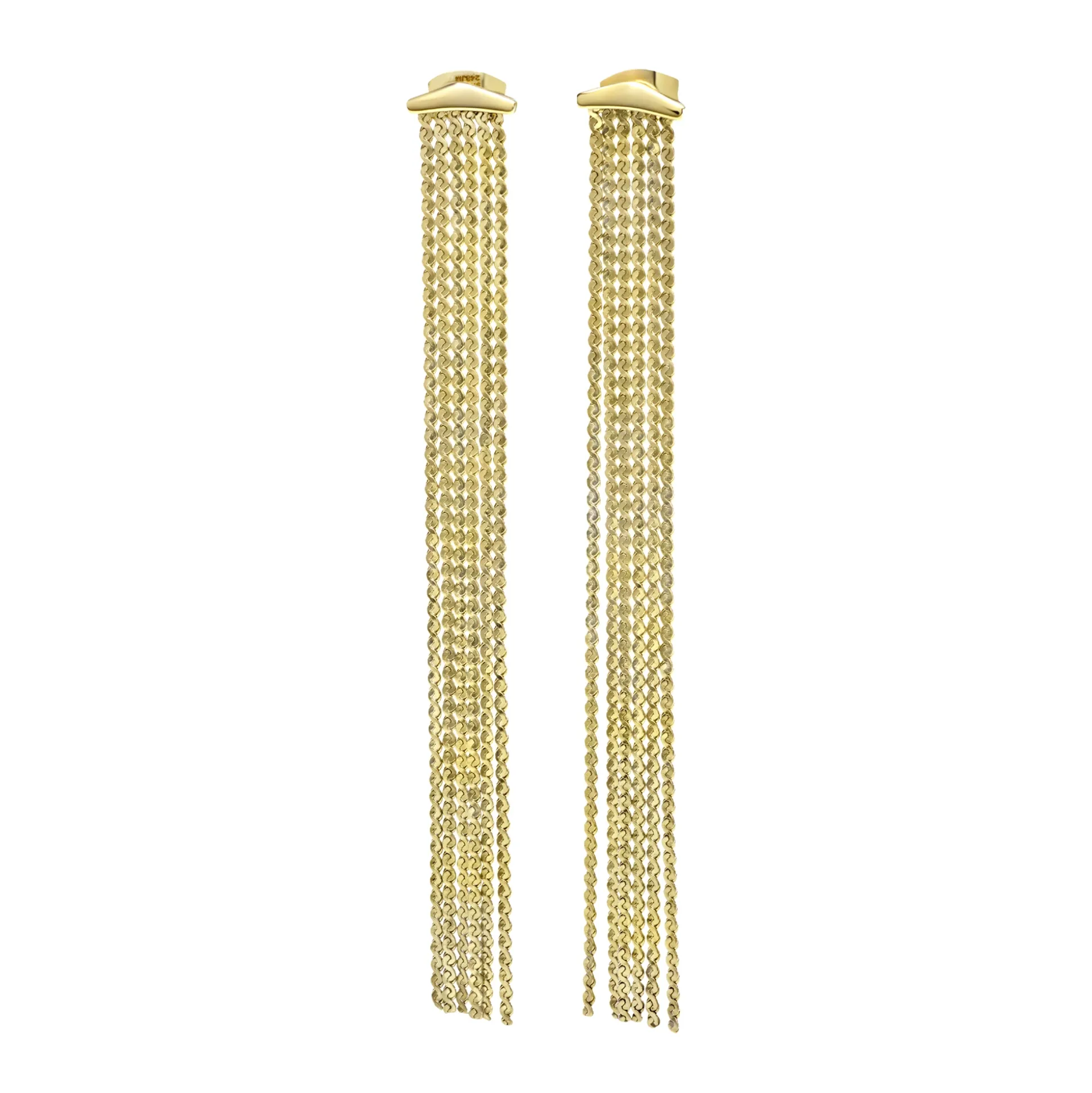 ROLL UP-ROLL UP IP GOLD EARRINGS