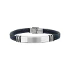 SAVAGE-STAINLESS STEEL AND SILICON BRACELET