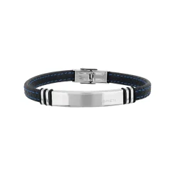 SAVAGE-STAINLESS STEEL AND SILICON BRACELET