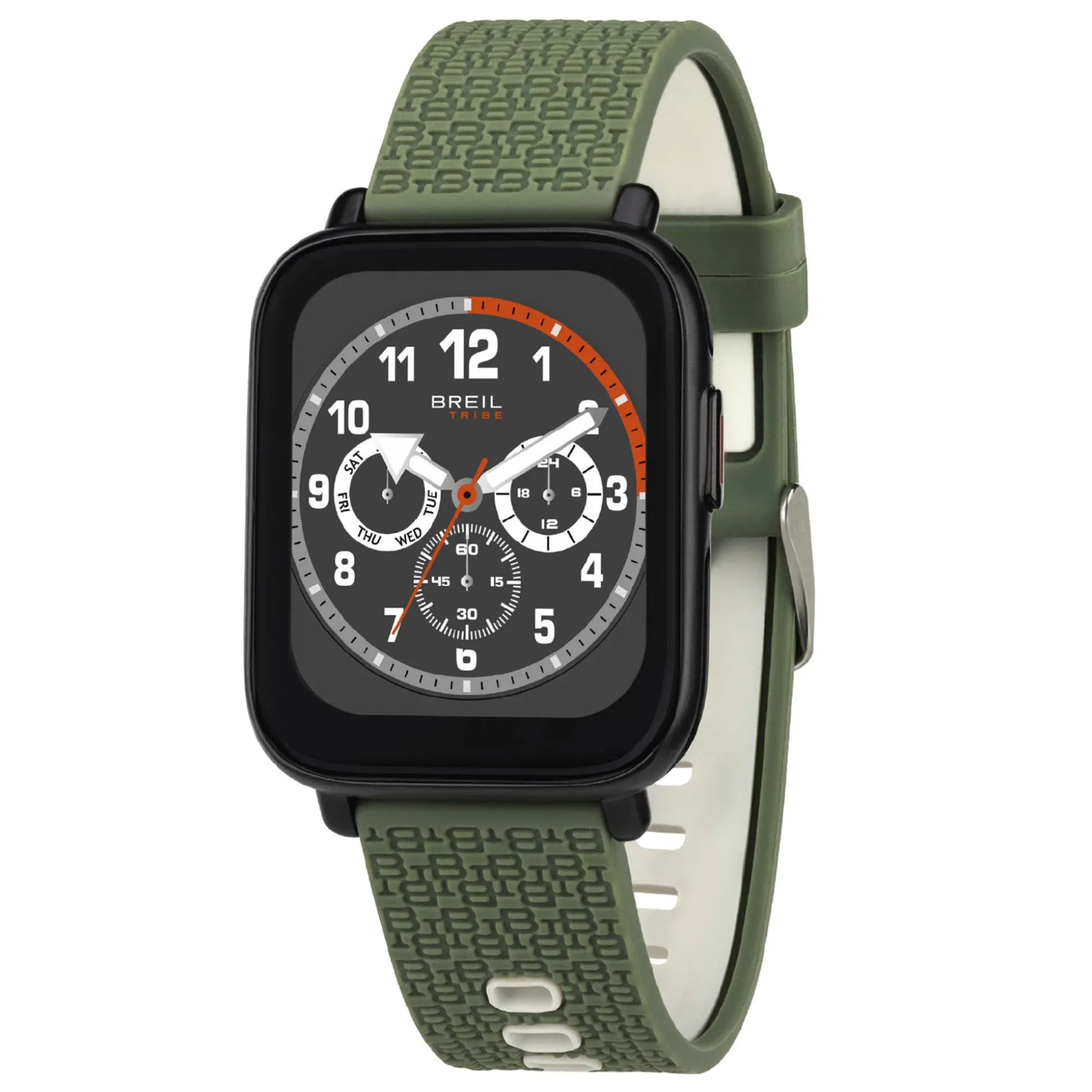 SBT-1-SMARTWATCH WITH DOUBLE STRAP AND IP BLACK CASE